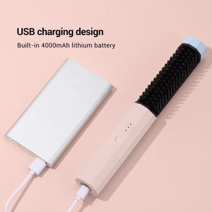 2-in-1 Wireless Hair Curler and Straightener