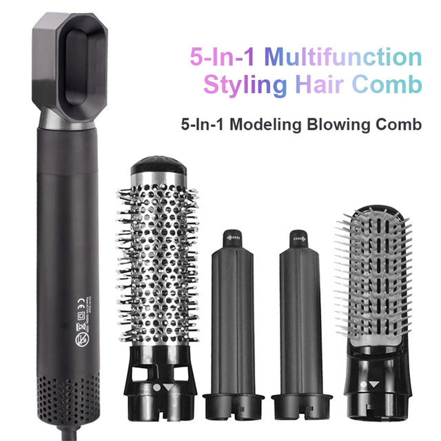 5-in-1 Hair Curler and Straightener