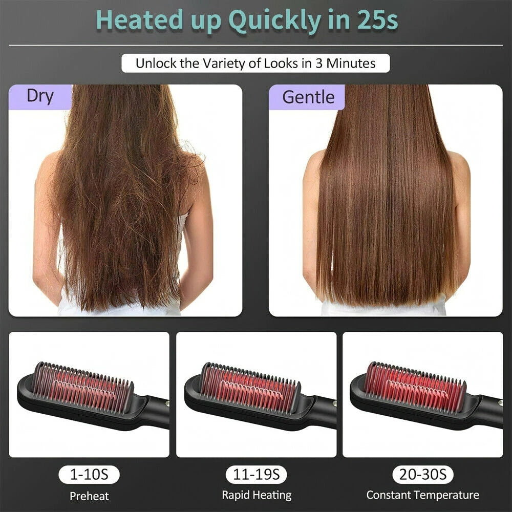 Anti-scalding Ceramic Hair Curler and Straightener